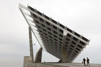 Low angle view of modern building