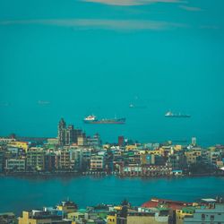 Boats in harbor