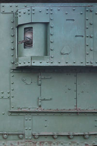Full frame shot of old train