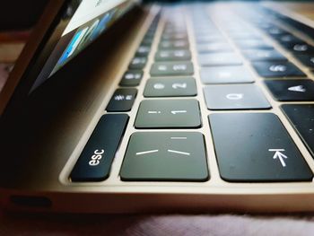 Close-up of computer keyboard