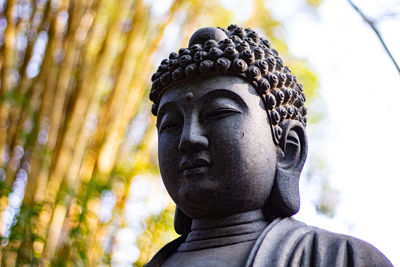 Close-up of buddha statue