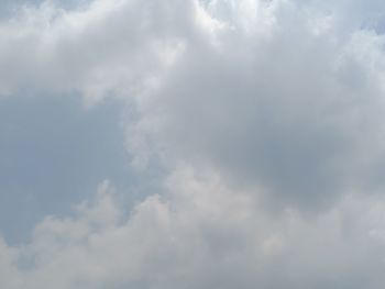 Low angle view of clouds in sky