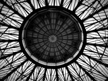 Low angle view of dome against sky