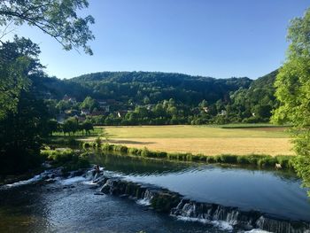 Scenic view of landscape against sky