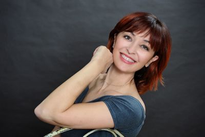 Portrait of young woman