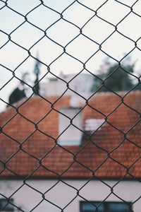 Full frame shot of chainlink fence