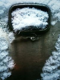 Reflection of trees in water