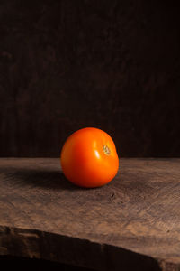 Close-up of tomato on table