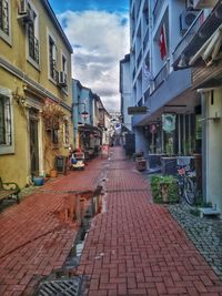 Street amidst buildings in city