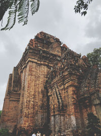 Low angle view of historical building against sky