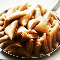 Close-up of noodles in bowl