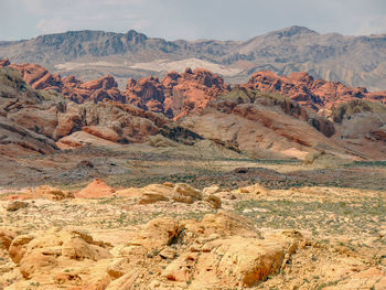 Scenic view of dramatic landscape