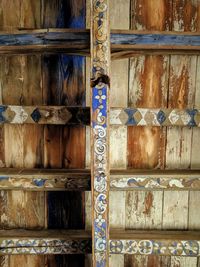 Full frame shot of wooden door