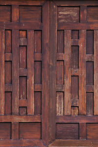 Full frame shot of wooden door