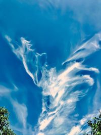 Low angle view of blue sky