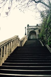 Low angle view of steps