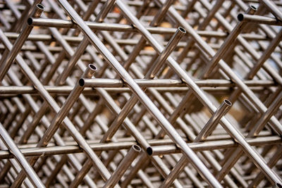 Full frame shot of metal grate