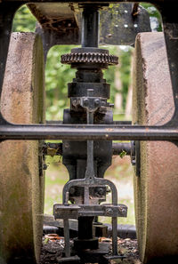 Close-up of rusty metal