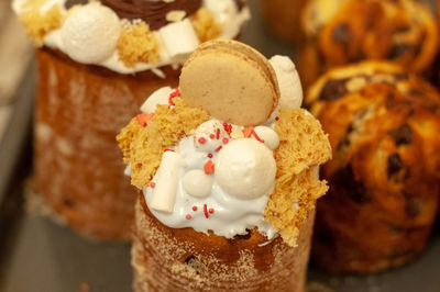Close-up of cupcakes