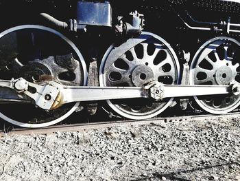 Train at railroad station platform