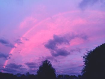 Low angle view of cloudy sky