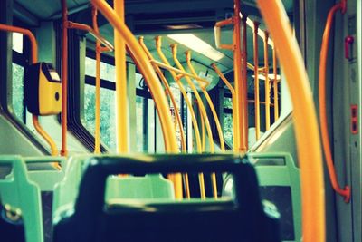 Train at railroad station