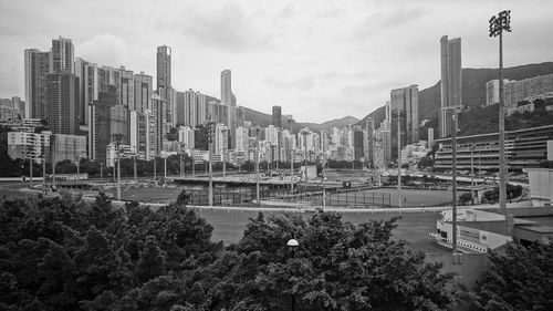 Cityscape against sky