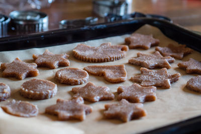 Close-up of cookies