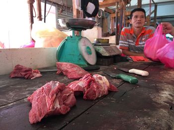 Man working in factory