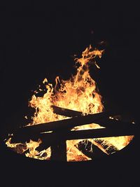 Bonfire at night