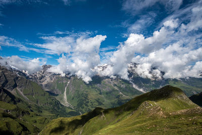 Scenic view of mountains