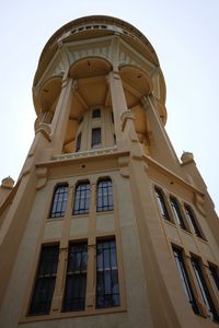 Low angle view of historic building against sky