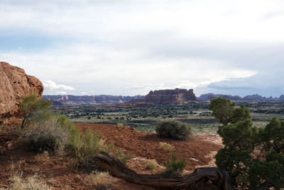 Landscape against sky