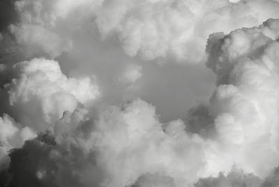 Low angle view of clouds in sky