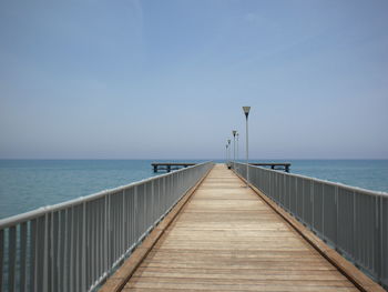 Pier leading to sea