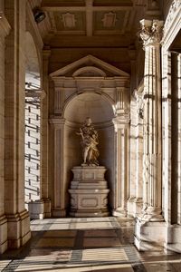 Statue of historic building