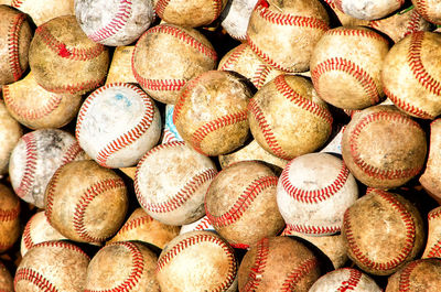 Full frame shot of balls