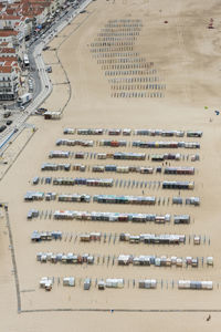 Aerial view of beach