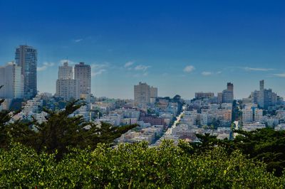 Cityscape against sky