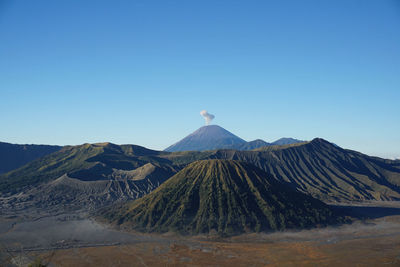 Beautiful sunrise at bromo national park, indonesia.