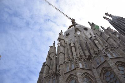 Low angle view of cathedral against sky