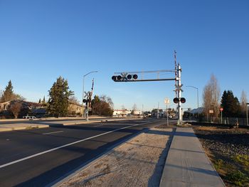 Rail crossing at napa valley