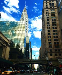 City skyline against sky