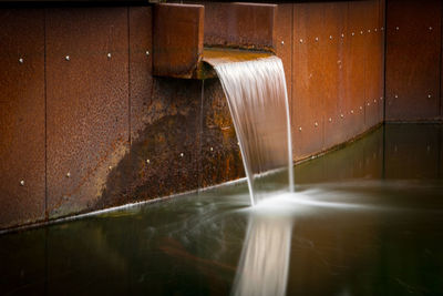 Close-up of water in container