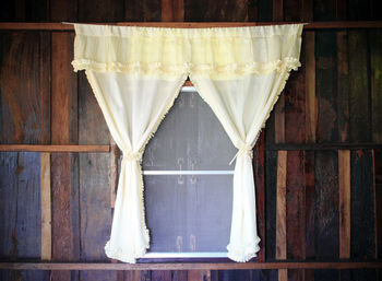 White clothes hanging on clothesline