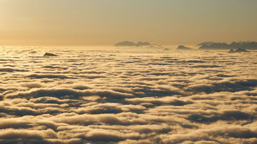 Mountains in the sky