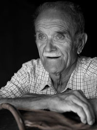 Portrait of man smiling