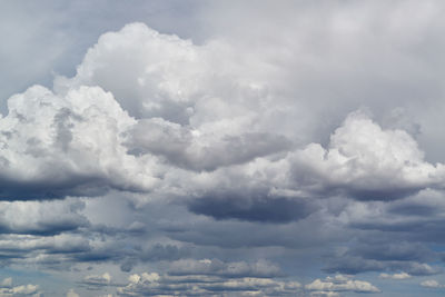 Low angle view of clouds in sky