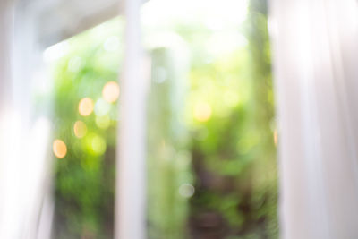 Defocused image of window