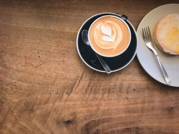 Close-up of coffee on table